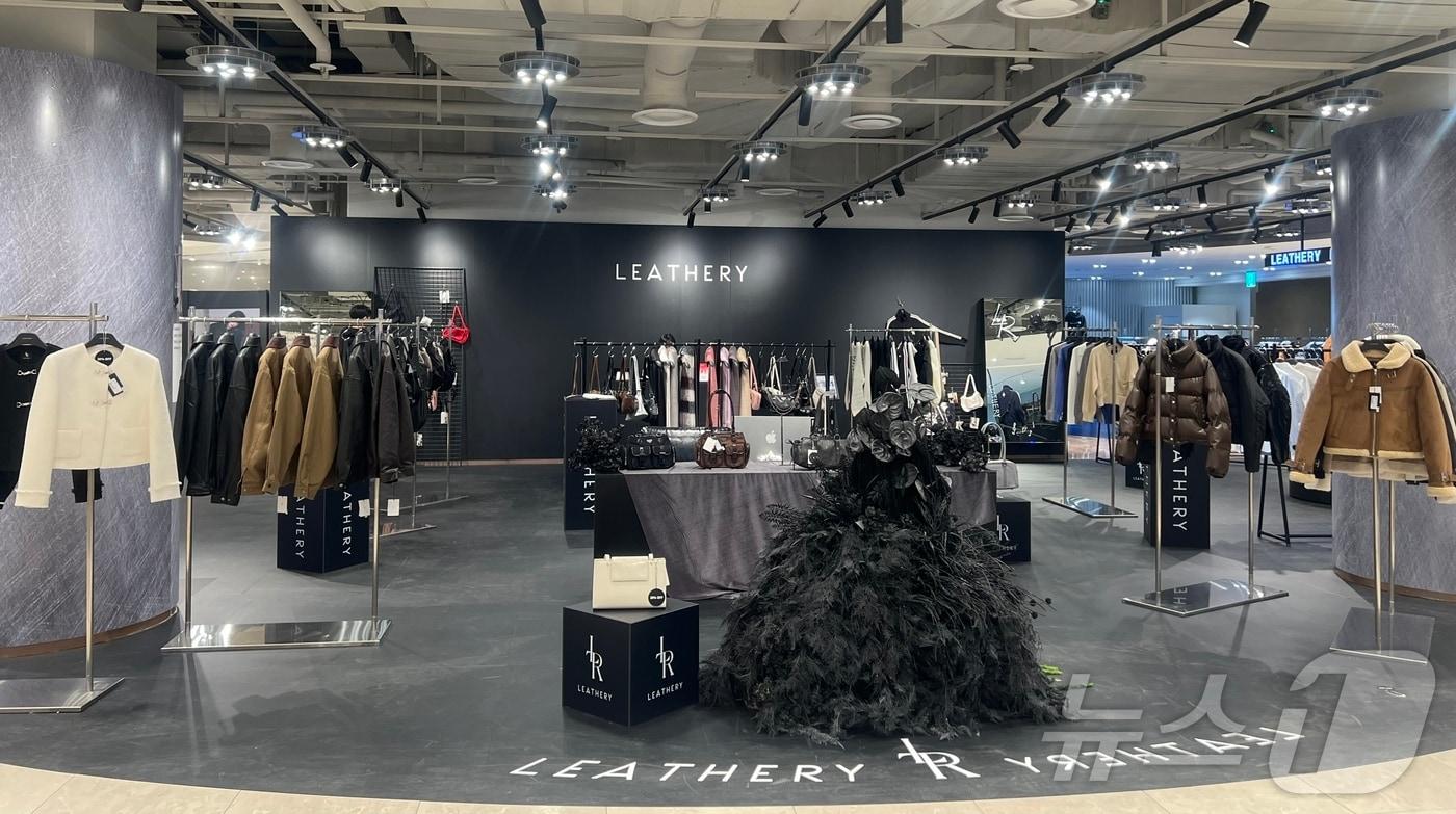 레더리 팝업 스토어.(신세계 센텀시티 제공) 