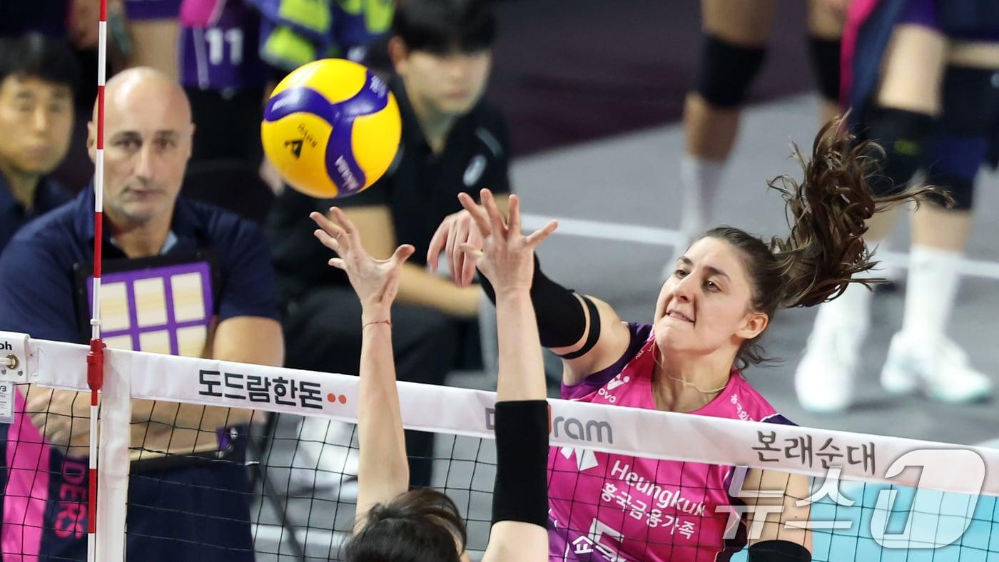 본문 이미지 - 흥국생명 아닐리스 피치. / 뉴스1 DB ⓒ News1 이승배 기자