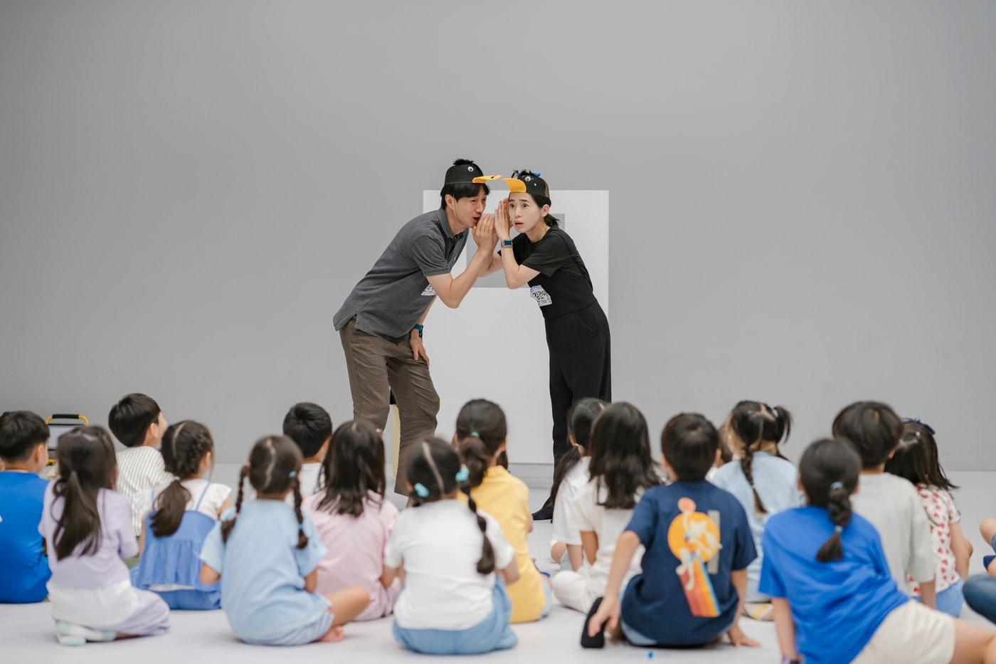 '어린이 예술학교'에 참여한 아이들 모습(국립극장 제공)