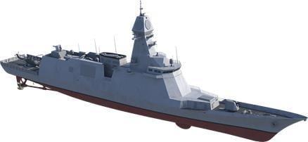 본문 이미지 - 울산급 Batch-IV 함정 형상.(방위사업청 제공)