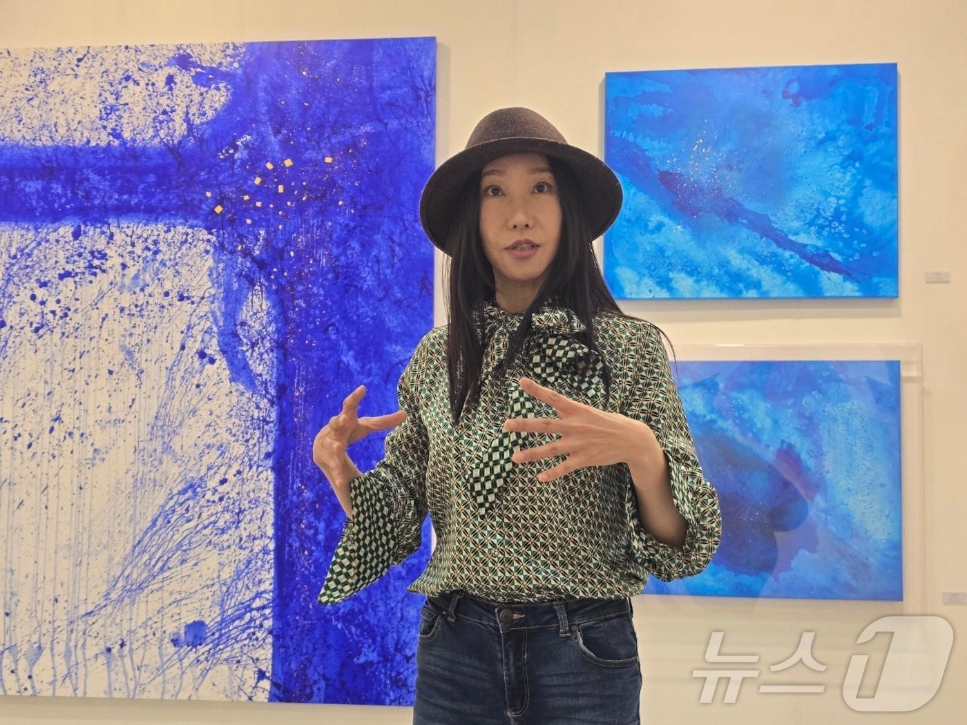 본문 이미지 - 허은선 작가. ⓒ 뉴스1 김정한 기자