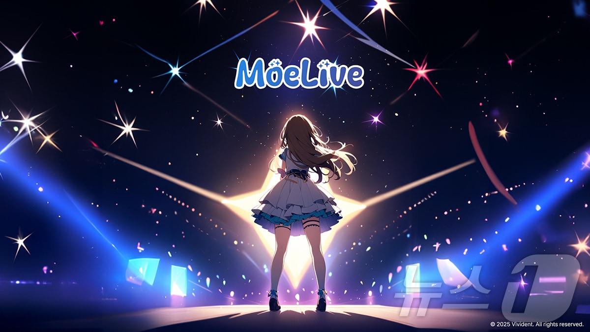 본문 이미지 - 비비던트의 모에라이브 서비스 소개 화면&#40;매쉬업벤처스 제공&#41;