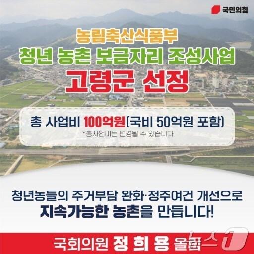 본문 이미지 - 고령군 '청년 농촌 보금자리 조성사업' 선정/뉴스1