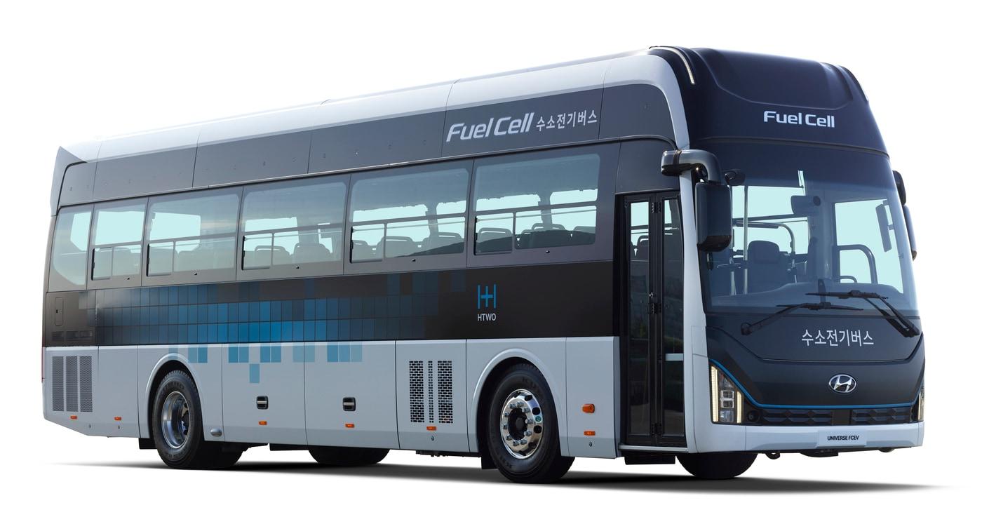 본문 이미지 - 현대자동차 '유니버스 수소전기 버스'(현대차 제공). 2025.01.22.