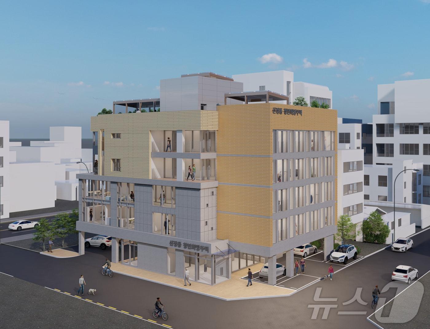 본문 이미지 - 신정동 청년희망주택 메인조감도.(울산광역시제공)