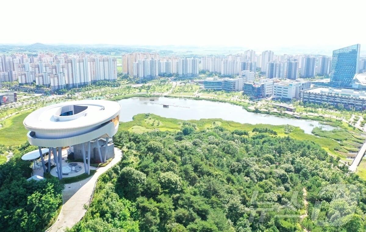 본문 이미지 - 나주 빛가람전망대. ⓒ News1