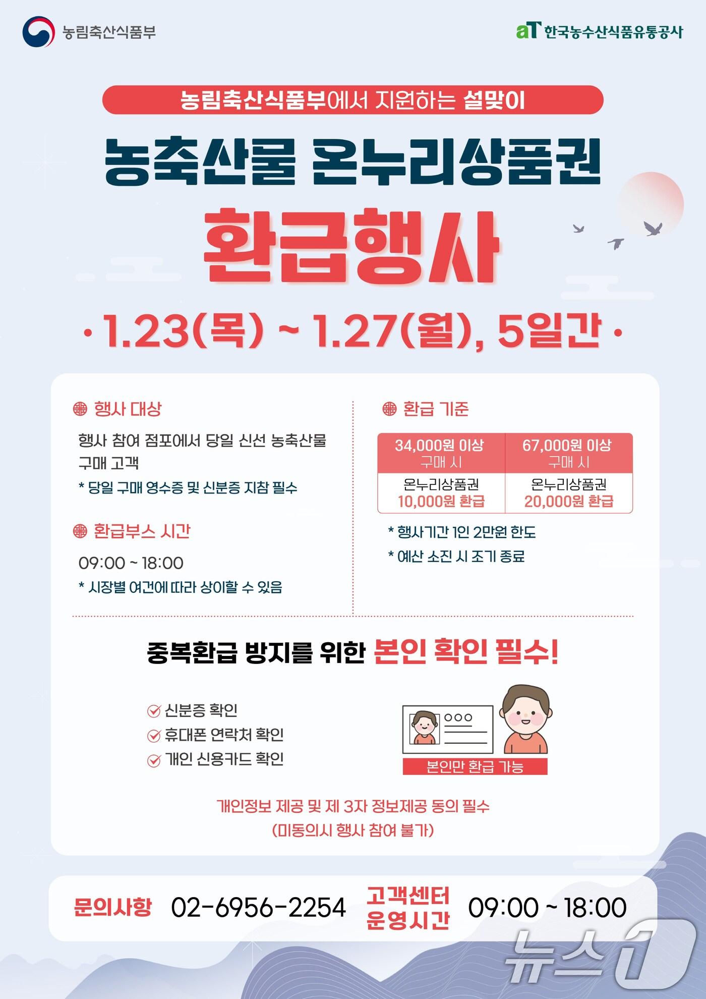 본문 이미지 - 농축산물 온누리상품권 환급행사.(광주시 제공)/뉴스1 