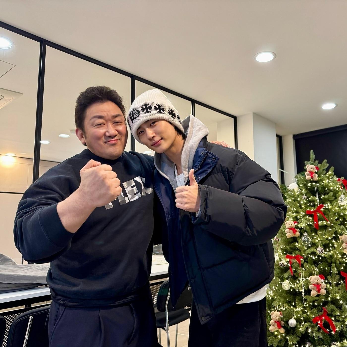 본문 이미지 - 마동석과 변우석(마동석 SNS)