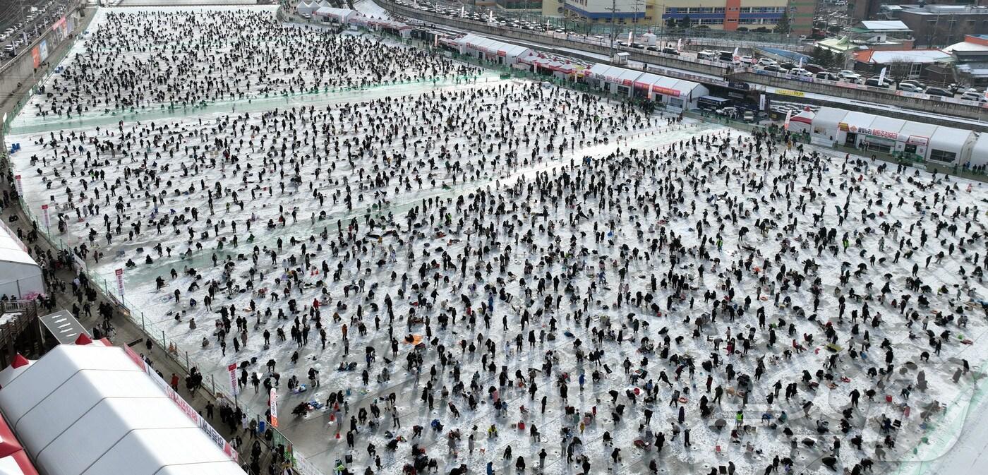 2025 화천산천어축제장 현장.(화천군 제공)