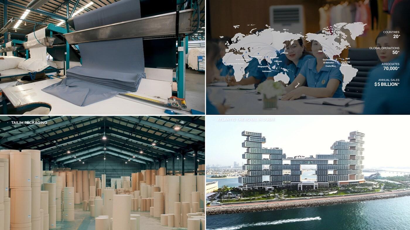 글로벌세아그룹의 새 그룹 홍보 영상 이미지.(글로벌세아 제공)