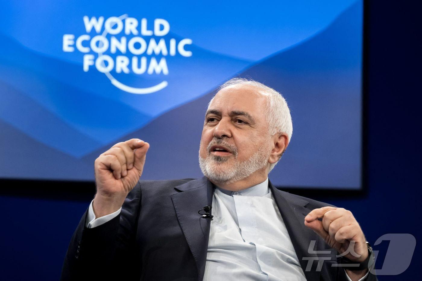 본문 이미지 - 모하마드 자바드 자리프 전 이란 외교장관. 2025.01.23 ⓒ AFP=뉴스1