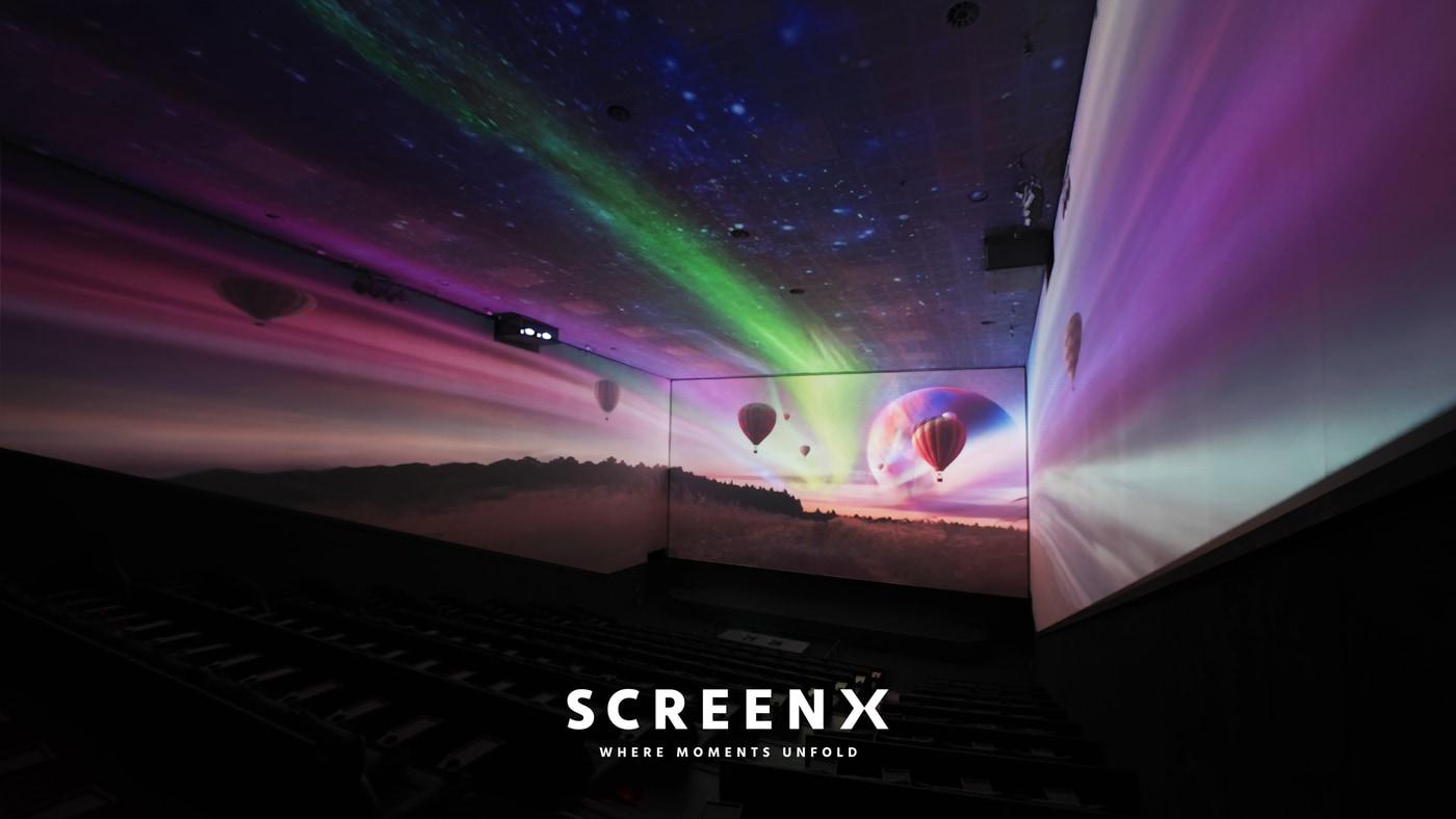 4면 스크린X 이미지(CGV 제공)