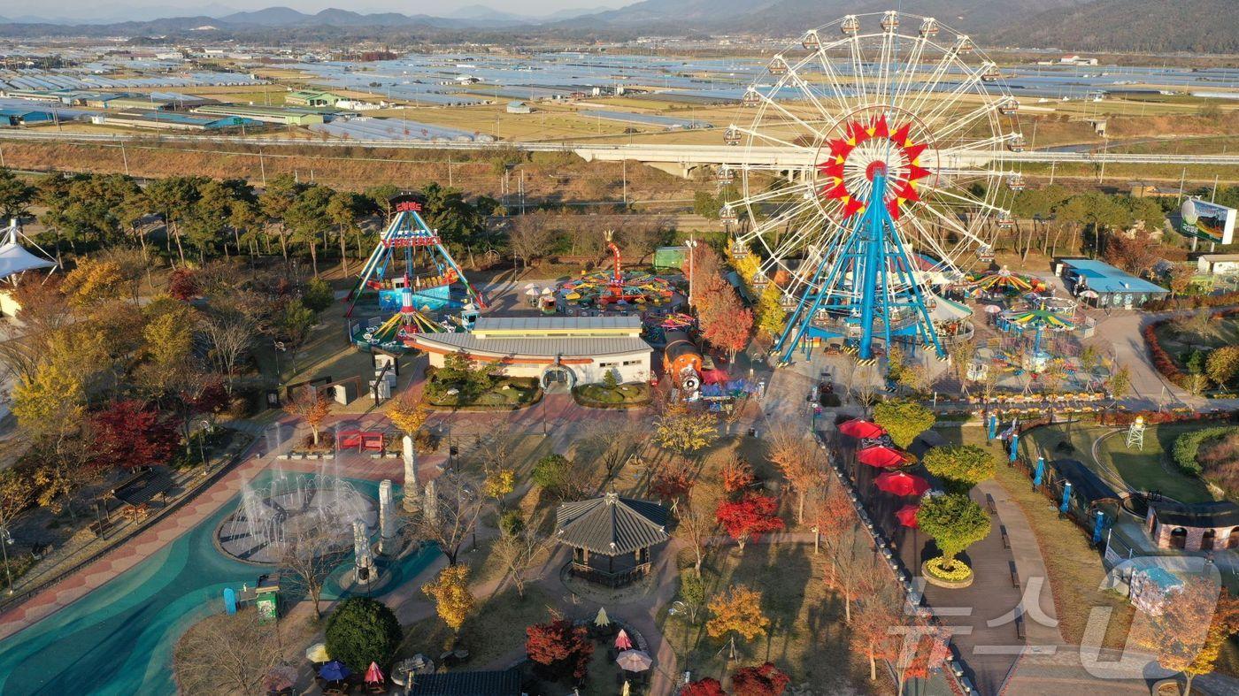 곡성섬진강기차마을 전경 