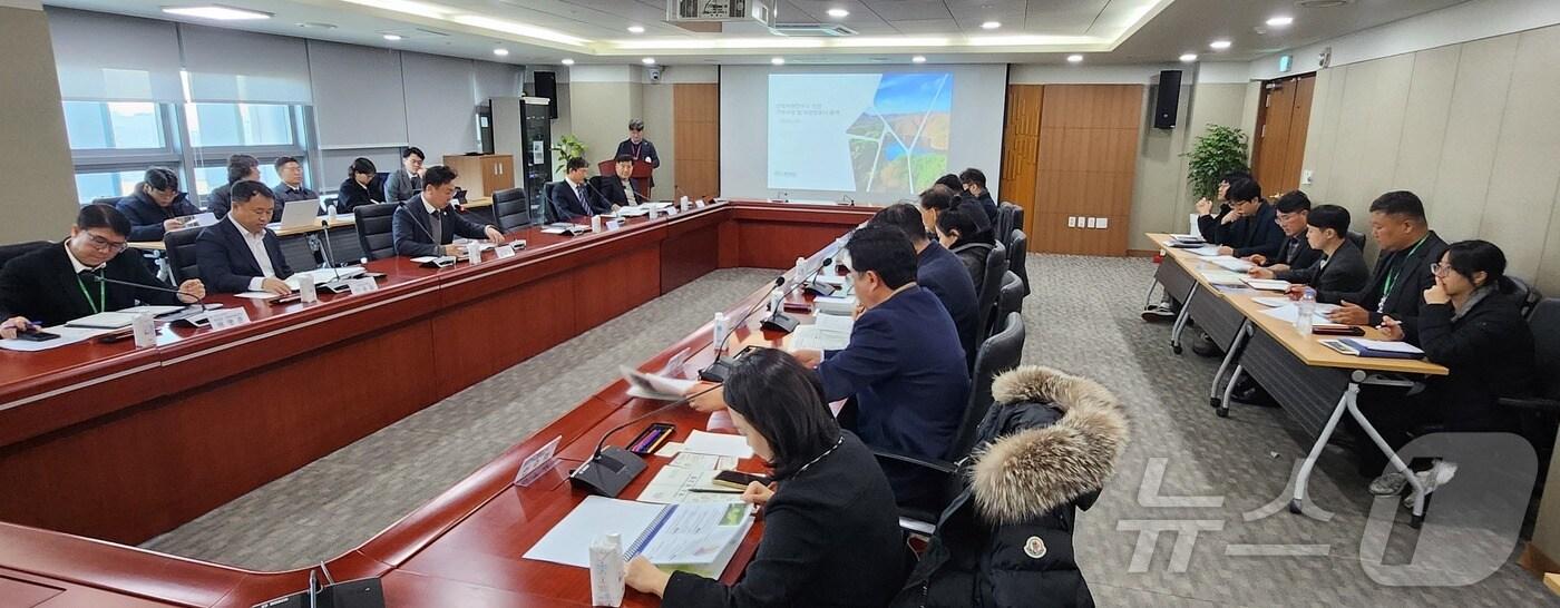 산림자원연구소 이전 타당성 조사 용역 착수보고회 모습.(충남도 제공)