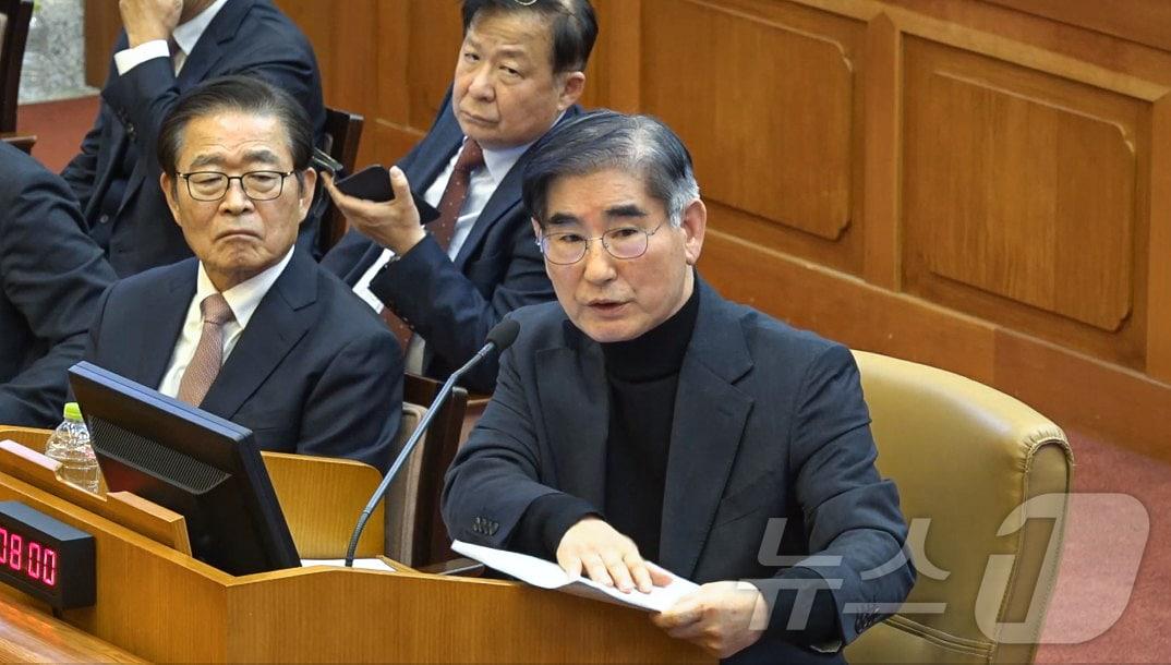 본문 이미지 - 김용현 전 국방부 장관(헌법재판소 제공) 2025.1.23/뉴스1