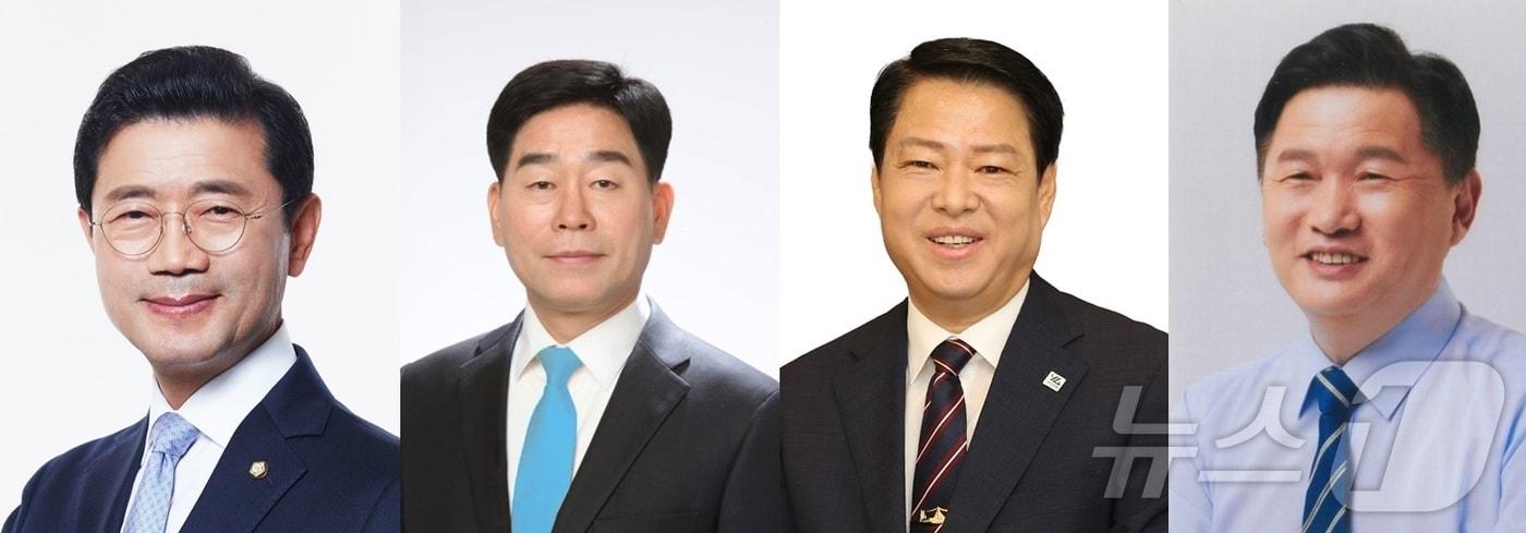 정인화&#40;67&#41; 광양시장, 문양오&#40;65&#41; 전 광양시의회 부의장,박성현&#40;59&#41; 여수광양항만공사 사장서동용&#40;60&#41; 전 국회의원 