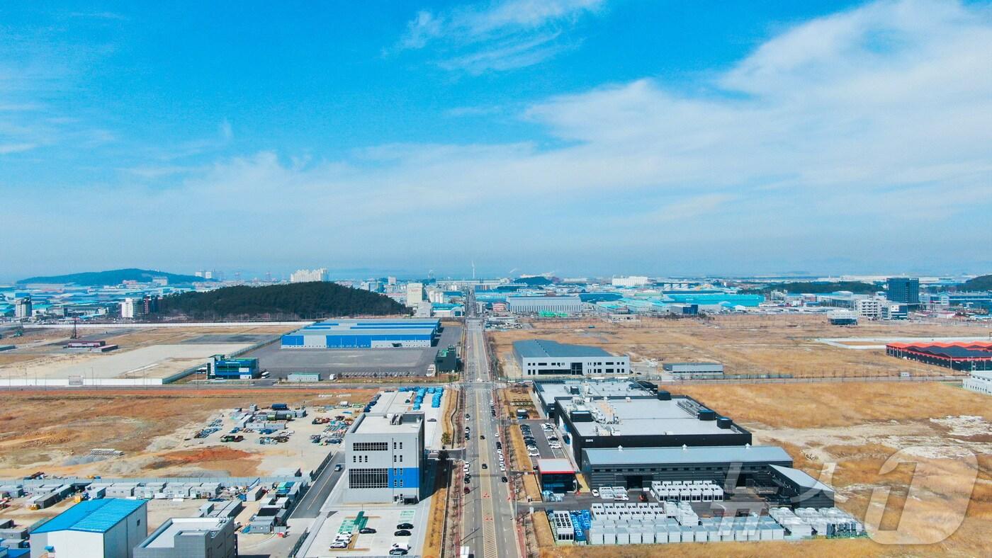 새만금 국가산단 2공구 모습.(새만금개발청 제공)