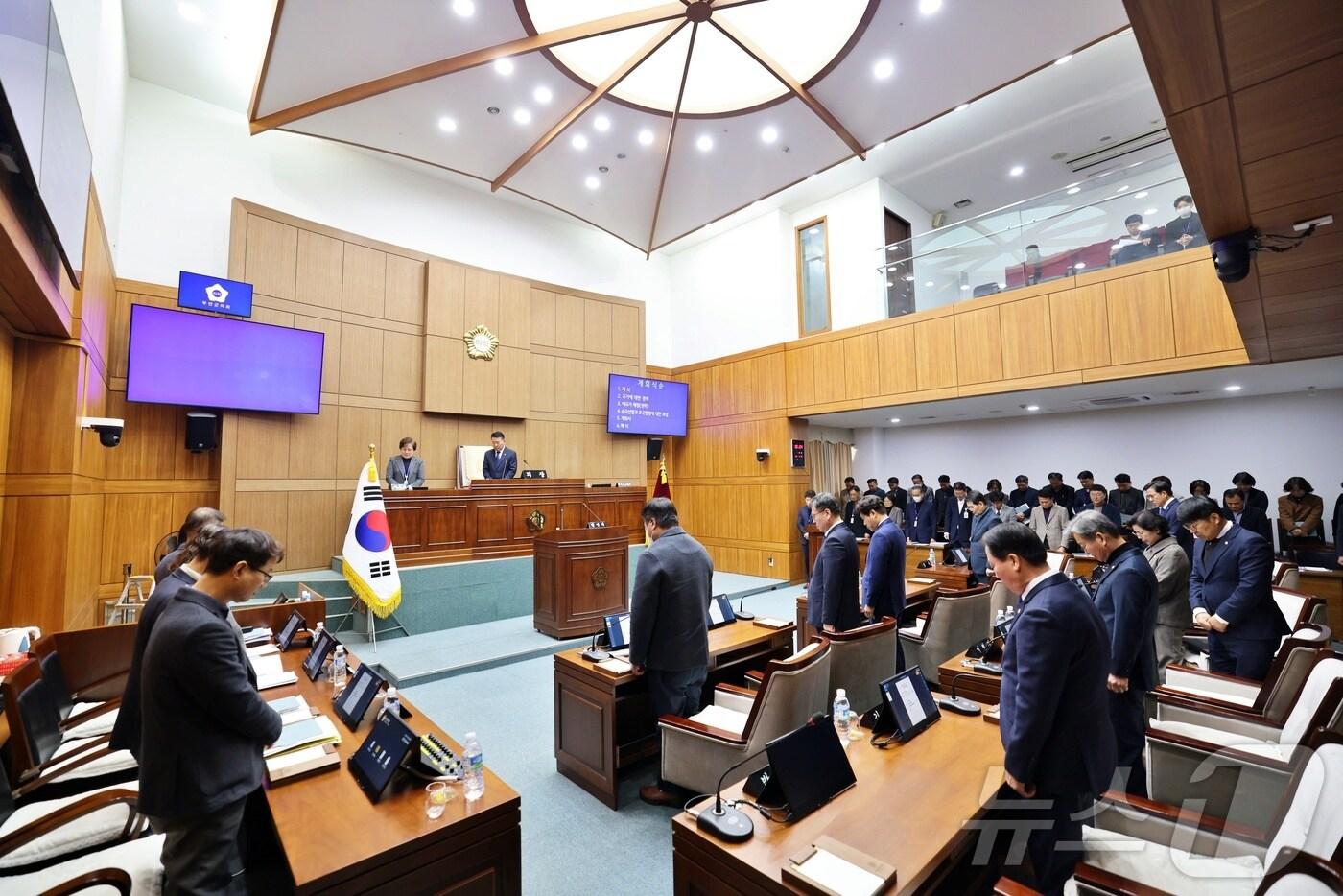  전북자치도 부안군의회 본회의장&#40;뉴스1/DB&#41;
