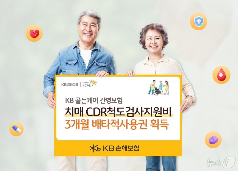 본문 이미지 - KB손해보험, 치매 CDR검사척 치료비 배타적사용권 획득/사진제공=KB손해보험