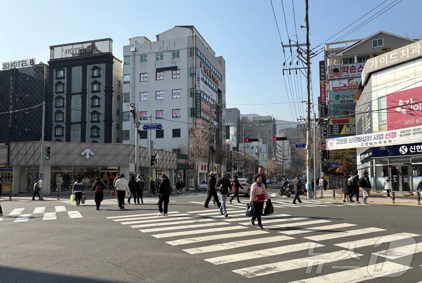 거제시 고현동 거리./뉴스1