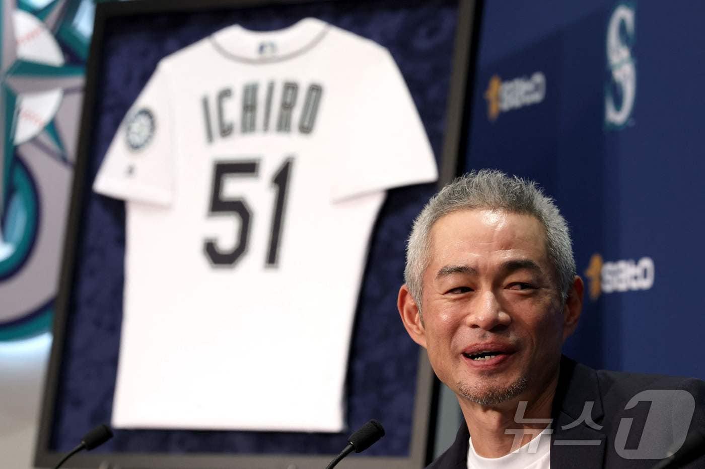 메이저리그 명예의 전당에 헌액된 이치로 스즈키. ⓒ AFP=뉴스1