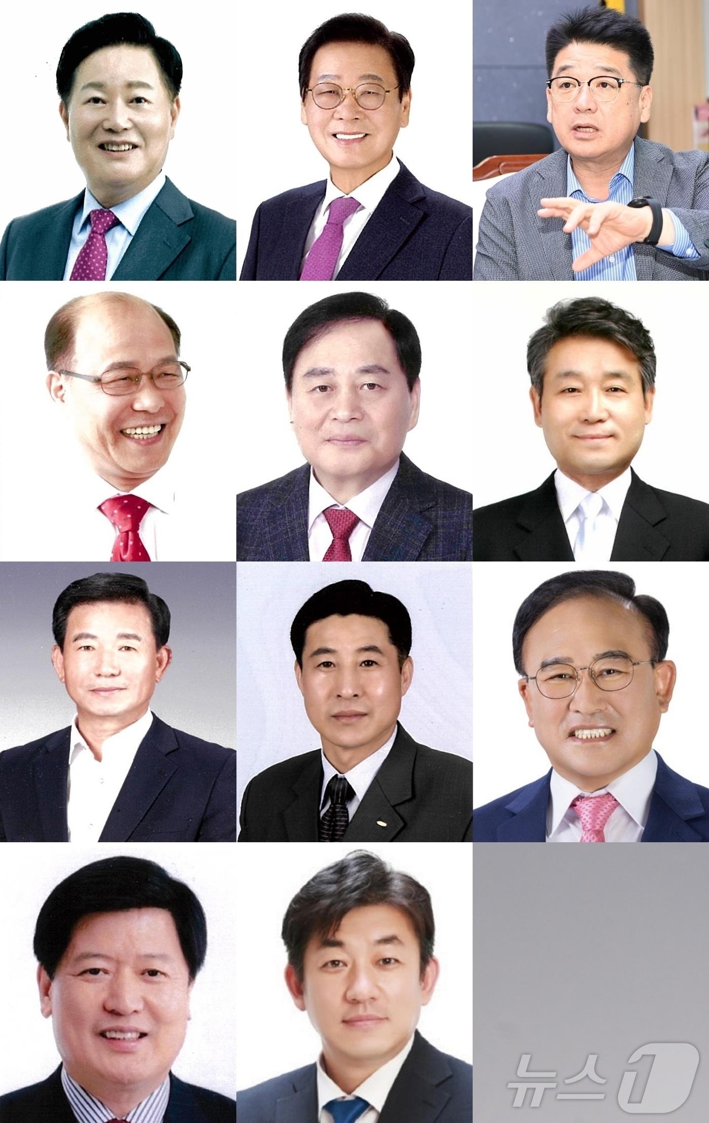 본문 이미지 - 4.2 김천시장 재선거 예비출마자 위쪽 왼쪽부터 오른쪽으로 김세환, 김응규, 나영민, 박판수, 배낙호, 배태호, 서범석, 이선명, 이창재, 임인배, 황태성(가나다 순)/뉴스ㅡ1