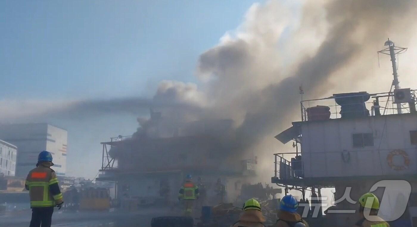 화재현장(인천소방본부 제공)/뉴스1