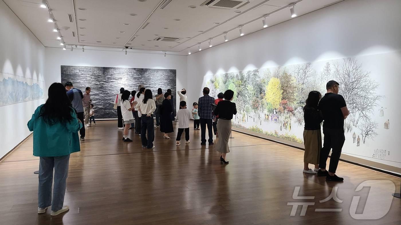 2023년에 열린 제3회 전남국제수묵비엔날레 전시관.(전남도 제공) 2025.1.26/뉴스1