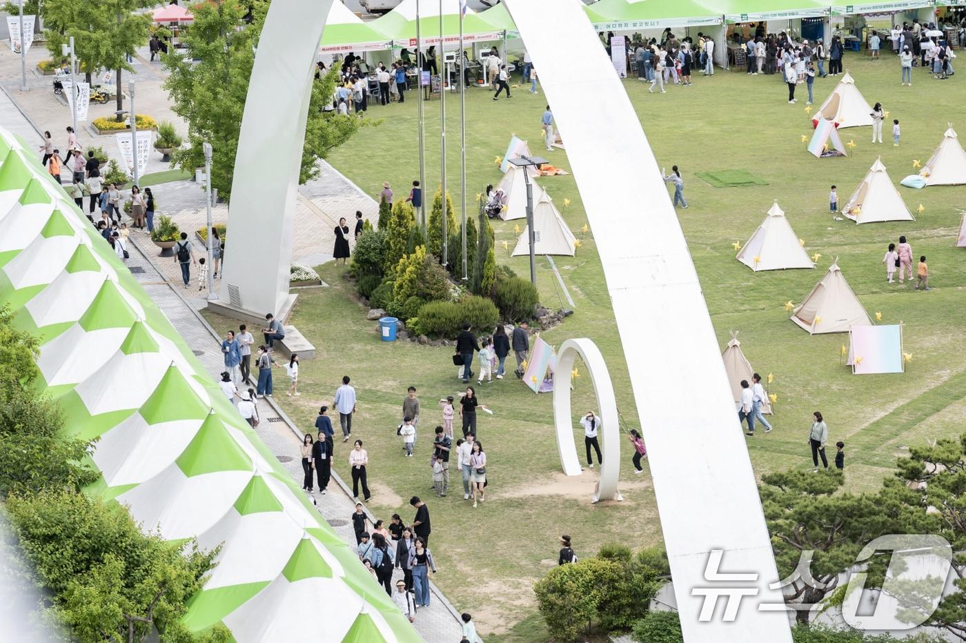 지난해 열린 광주지역 대표 도서관 축제 &#39;도서관 문화마당&#39;.&#40;광주시 제공&#41;/뉴스1 