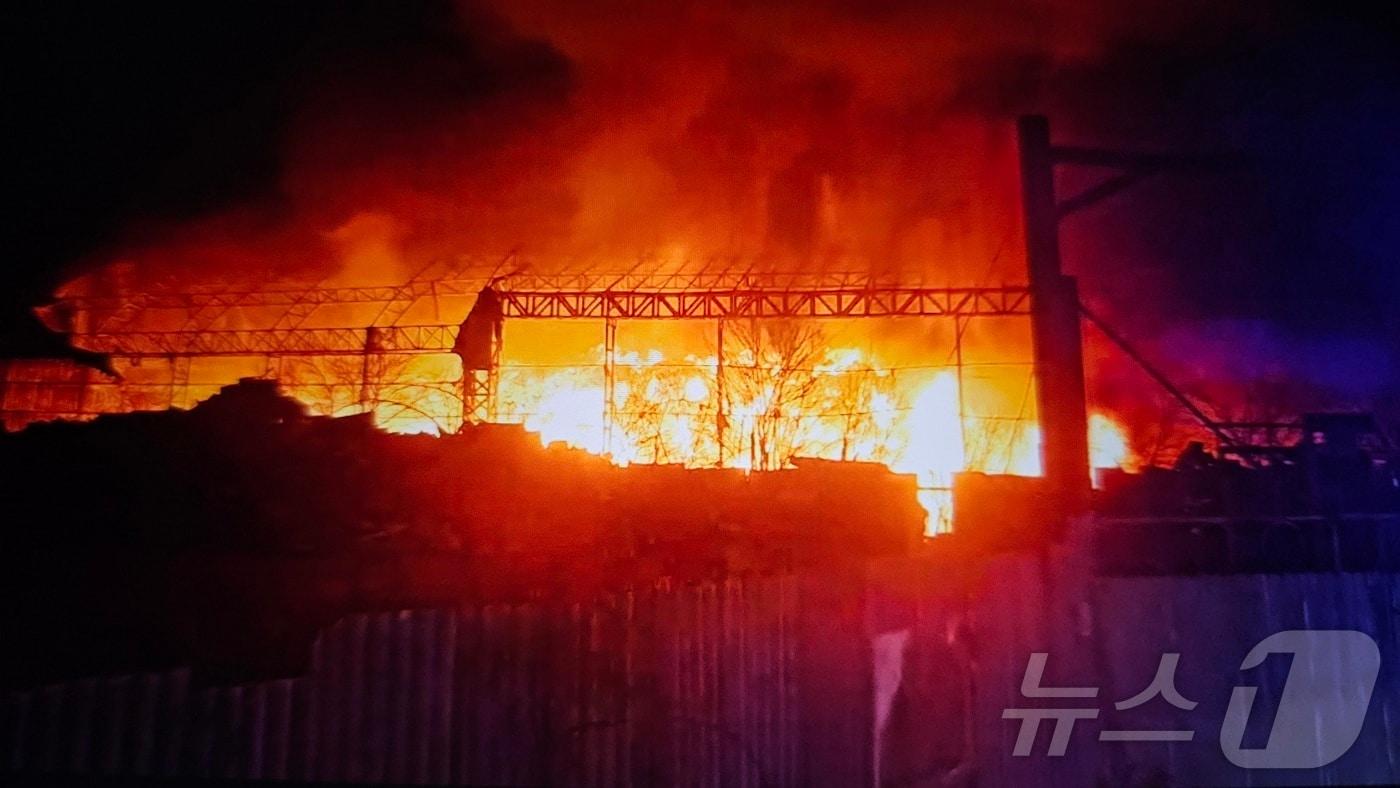 화재 현장.(경기도소방재난본부 제공)