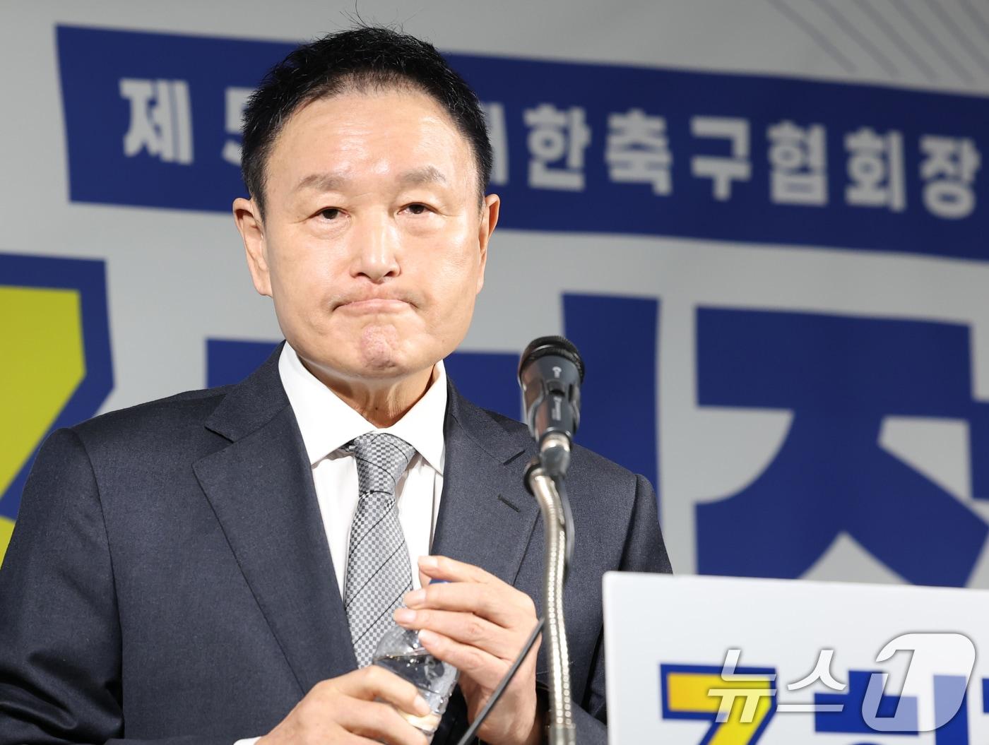 본문 이미지 - 허정무 제55대 대한축구협회장 후보 2025.1.3/뉴스1 ⓒ News1 권현진 기자