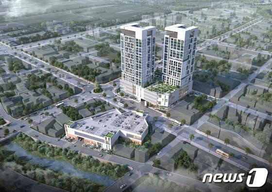 본문 이미지 - 고창 터미널 도시재생 혁신지구 조성사업 조감도&#40;뉴스1/DB&#41; 