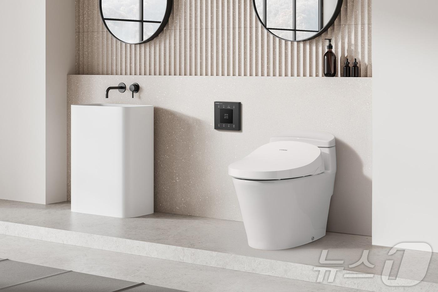 코웨이, 룰루 더블케어 비데2 연출 이미지 (코웨이 제공)