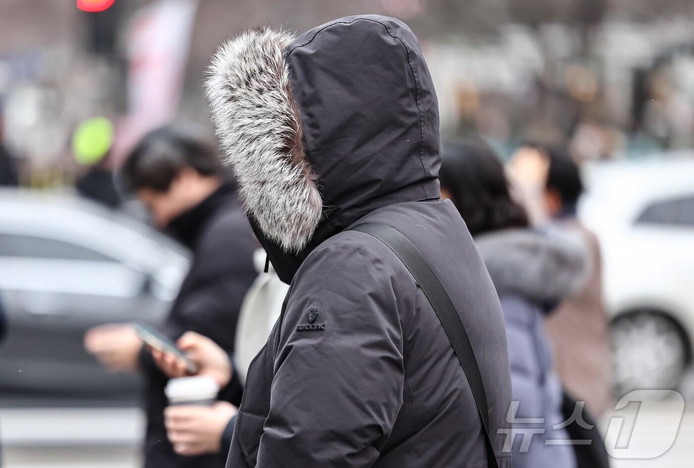 본문 이미지 - 지난 달 31일 서울 종로구 광화문네거리에서 두꺼운 옷을 입은 직장인들이 출근길 발걸음을 옮기고 있다. 2025.1.31/뉴스1 ⓒ News1 김도우 기자