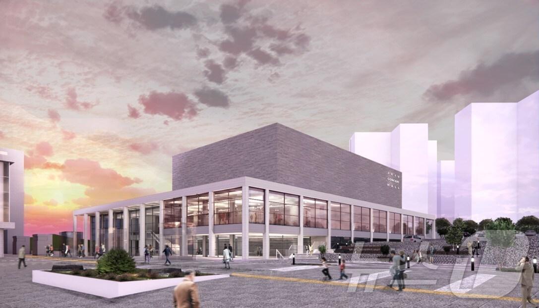 본문 이미지 - 제주음악당 조감도.(위파크제주 제공)