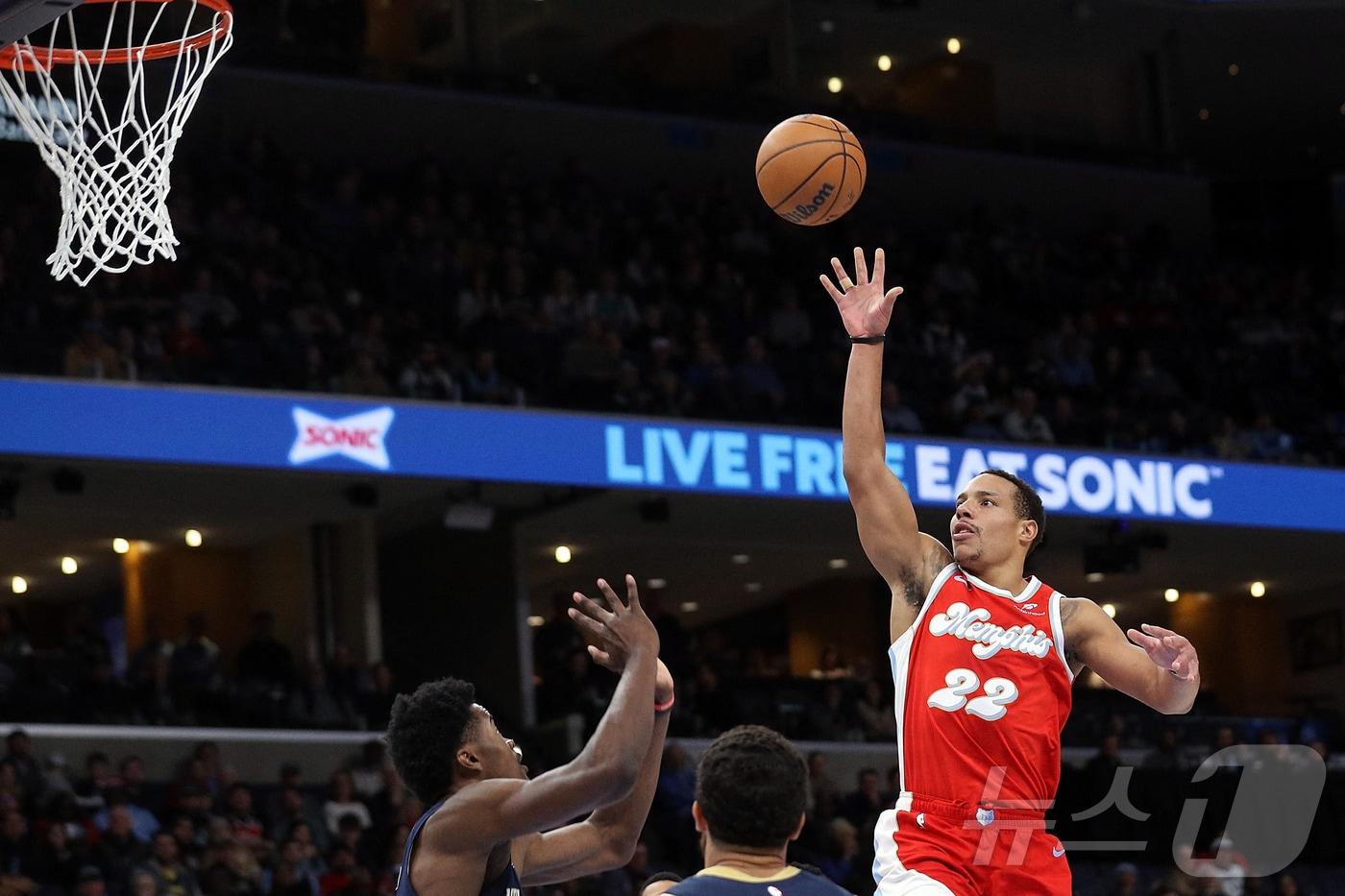 멤피스 그리즐리스 가드 데스몬드 베인의 슛 장면. ⓒ AFP=뉴스1