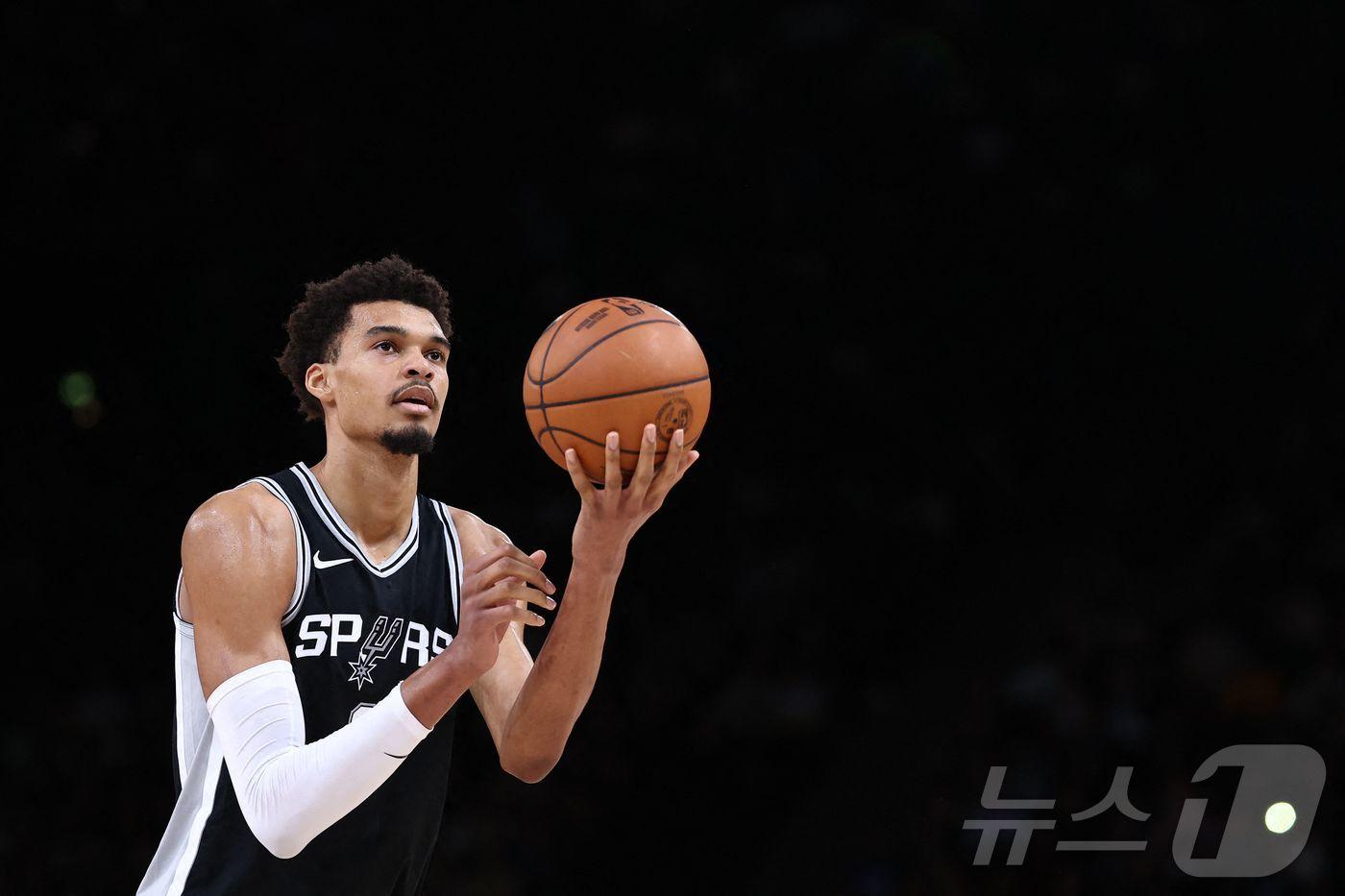 NBA 샌안토니오 빅터 웸반야마. ⓒ AFP=뉴스1