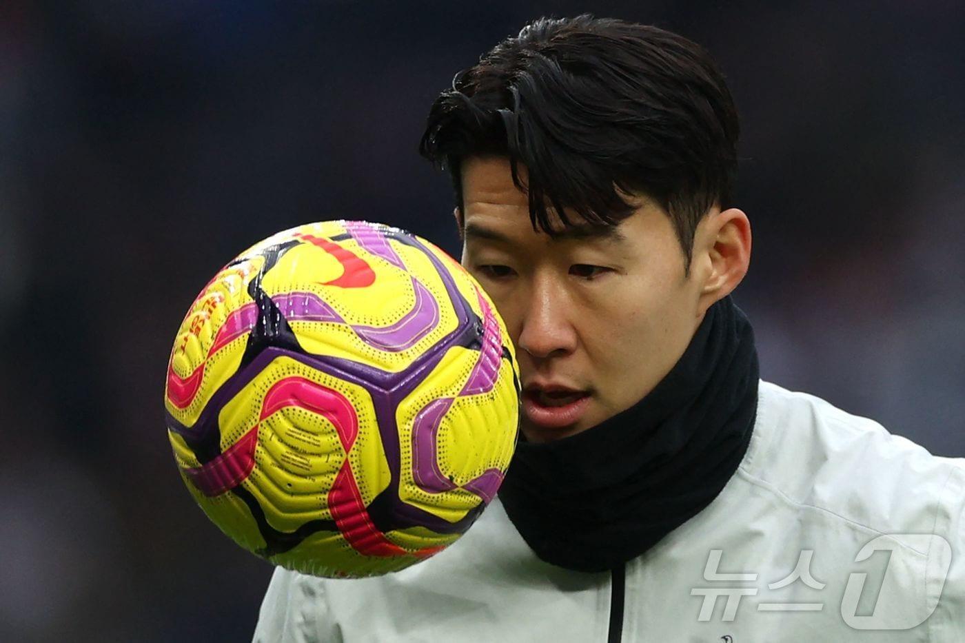 토트넘 홋스퍼 공격수 손흥민은 4일(한국시간) 열린 뉴캐슬과 2024-25 잉글랜드 프리미어리그 홈 경기에서 교체 출전했다. ⓒ AFP=뉴스1