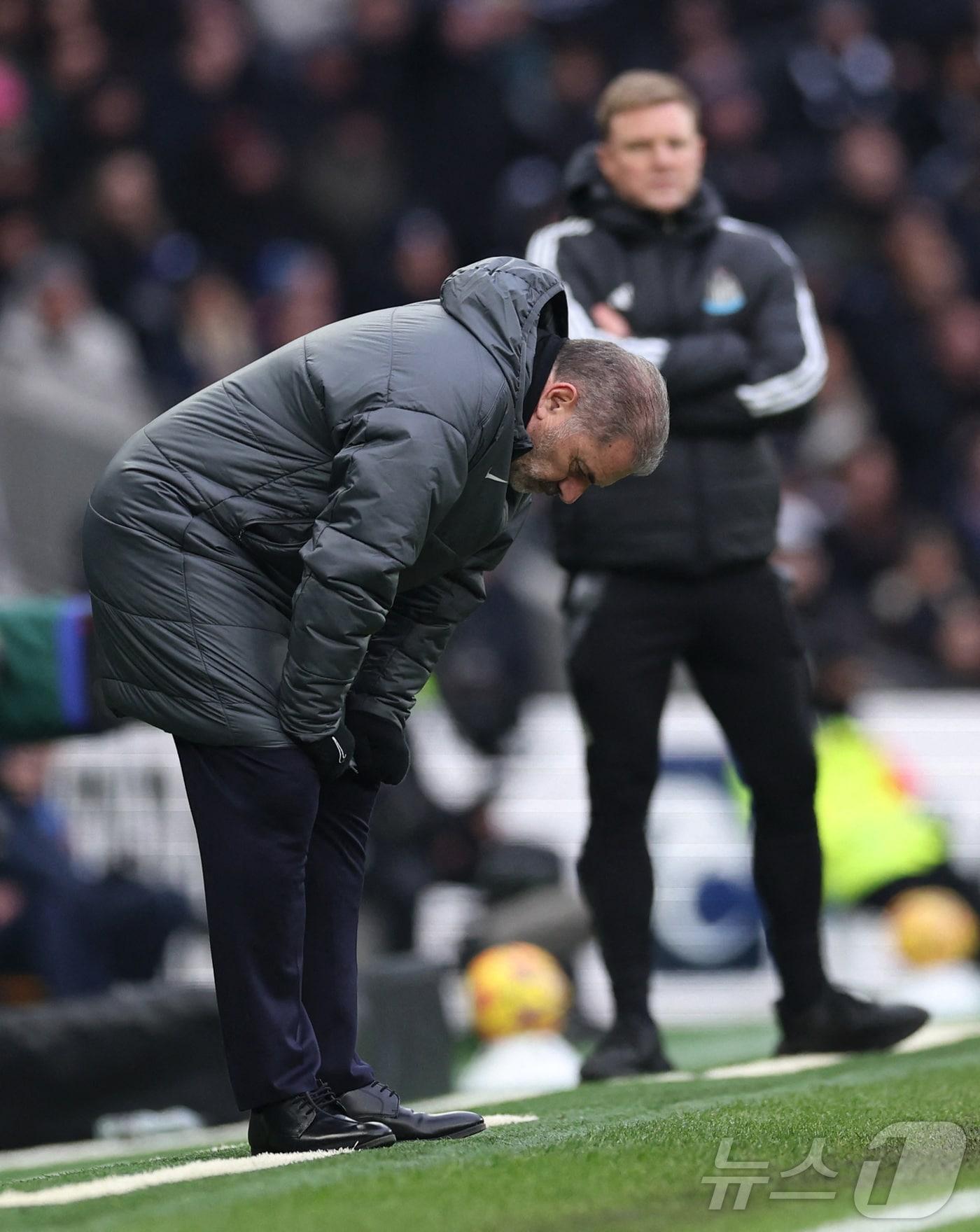 본문 이미지 - 엔제 포스테코글루 감독이 이끄는 토트넘 홋스퍼는 최근 잉글랜드 프리미어리그(EPL) 8경기에서 1승만 기록했다. ⓒ 로이터=뉴스1