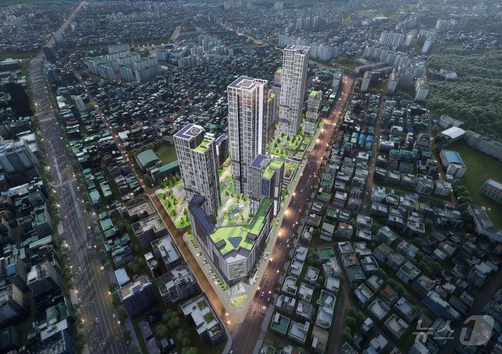 본문 이미지 -  쌍문역 서측 조감도 (도봉구 제공)