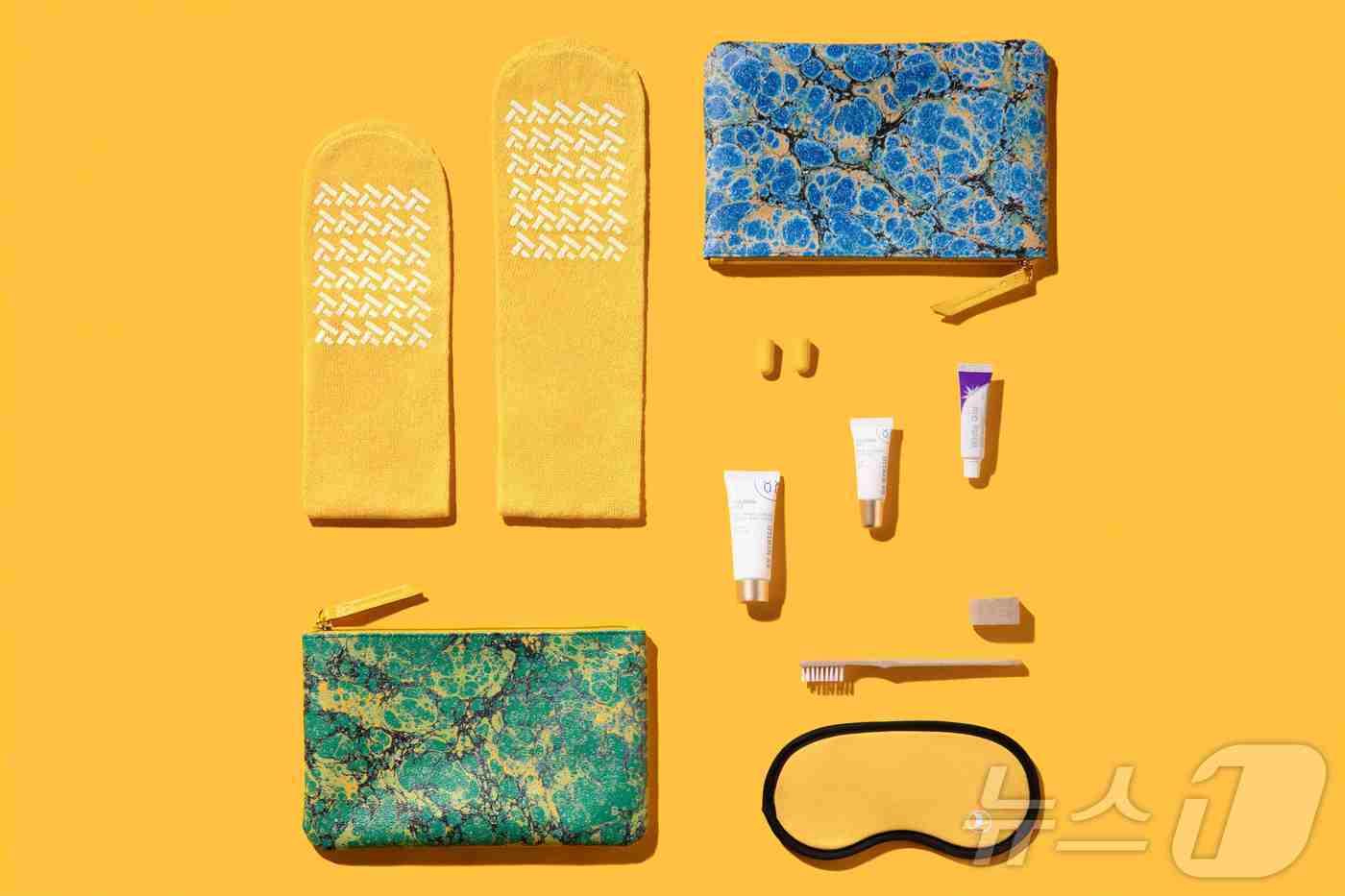 터키항공이 튀르키예 문화유산을 테마로 제작한 '유네스코 튀르키예 시리즈' 어메니티 키트(터키항공 제공)