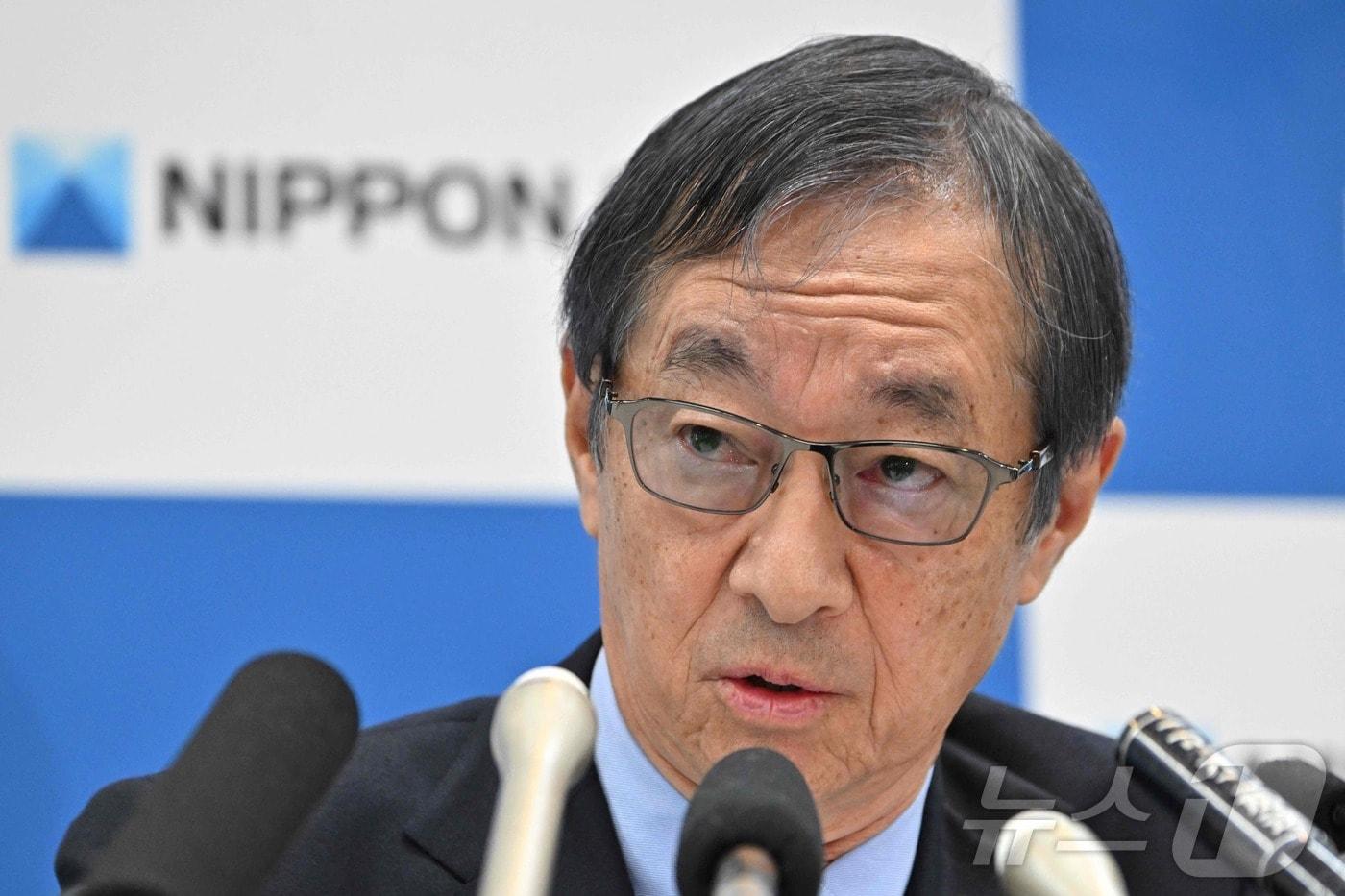 하시모토 에이지 일본제철 회장. 2025.01.07 ⓒ AFP=뉴스1 ⓒ News1 우동명 기자