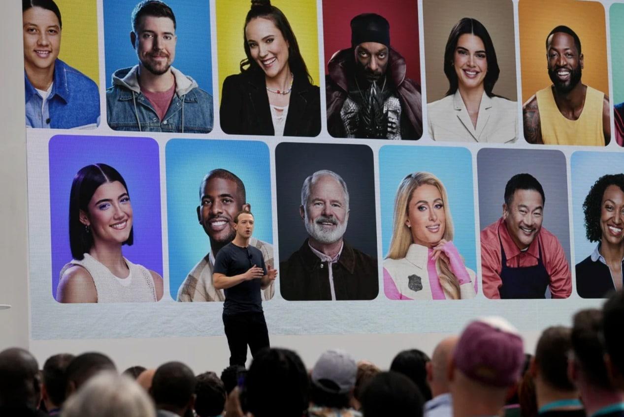 본문 이미지 - 마크 저커버그 메타 CEO가 발표하고 있다.&#40;메타 제공&#41;