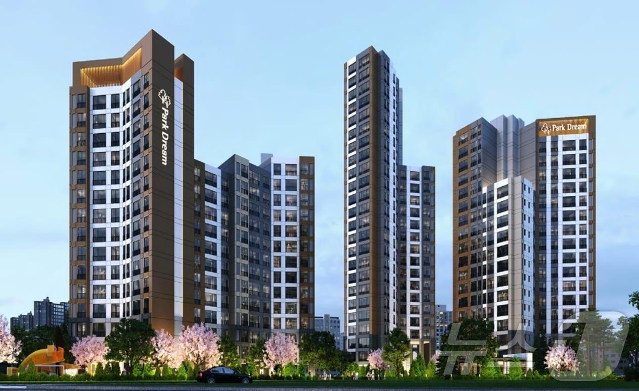 본문 이미지 - 경기 안양시 적성아파트 소규모재건축사업 조감도.(HS화성 제공)