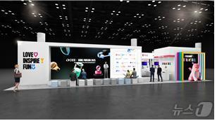 본문 이미지 -  CES 2025 서울통합관 전시관 사진.&#40;서울시 제공&#41; 