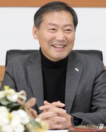 본문 이미지 - 전춘성 진안군수. ⓒ News1 유경석 기자