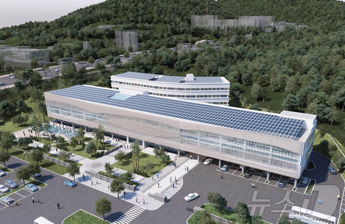 밀양시 교동에 들어서는 경남진로교육원 조감도.(밀양시 제공)