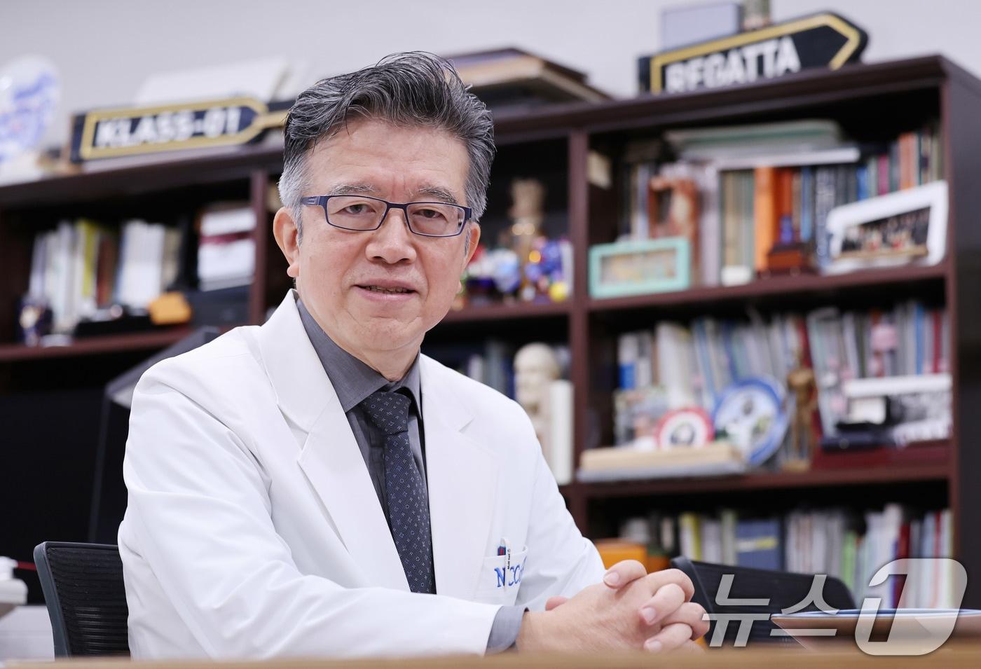 양한광 국립암센터 원장이 8일 경기 고양시 국립암센터에서 뉴스1과 인터뷰를 갖고 있다. 2025.1.8/뉴스1 ⓒ News1 박지혜 기자