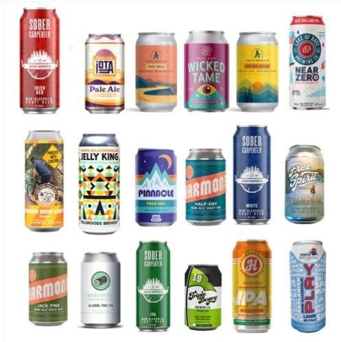 본문 이미지 - 캐나다의 다양한 무알콜 음료들. 건강과 웰빙을 중시하는 소비자들이 늘어나면서, 무알콜 음료의 매출이 증가하고 있다 2025.01.06/&lt;출처: designateddrinks 홈페이지&gt;