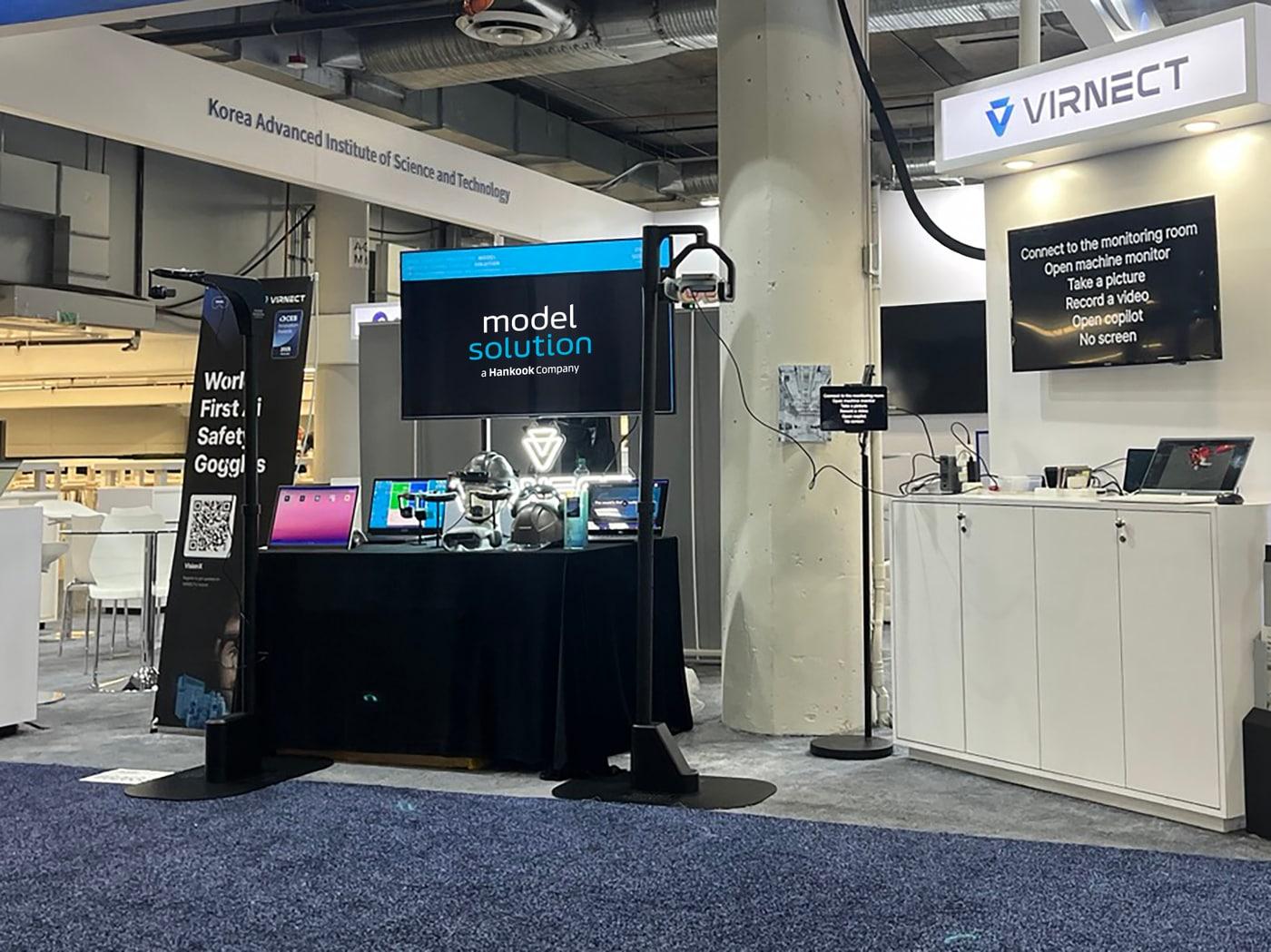 본문 이미지 - CES 2025에 참여한 모델솔루션버넥트 공동 운영 부스 전경&#40;한국앤컴퍼니 제공&#41;